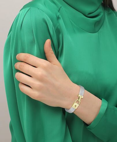 Lacoste Women's Enie Jewelry Mesh Bracelet, Minimalist and Contemporary Ladies Collection, For a Day to Night Look in Saudi Arabia
