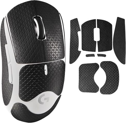 Anti-Slip Mouse Grip Tape for Logitech G Pro Wireless Mouse Skin Sweat-Resistant G Pro Mouse Sticker Decal(White) in Saudi Arabia