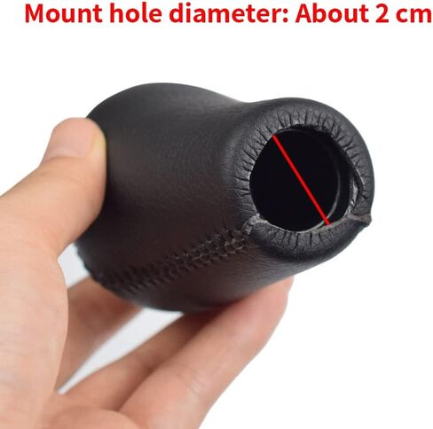 Leather Gear Shift Knob for Toyota Hilux Mk6 MK7 Sr5 Vigo Revo Pickup Fortuner (5 Speed) in Kuwait