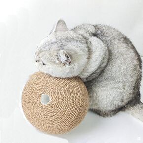 Cat Scratching Post Replacement, 2pcs 15.74 x 2.75 Inch Natural solid wood Sisal Pole Cat Tree Replacement Post, Refill Scratcher Posts for Indoor