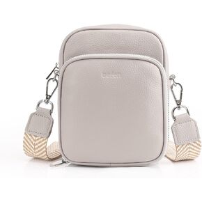 befen Genuine Leather Small Crossbody Purses for Women, RFID Blocking Trendy Cell Phone Travel Purse