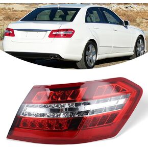 USA Type Tail Light Assembly Compatible With 2010-2013 Mercedes Benz W212 E350 E550 E63 AMG Tail Lamp Outer Rear Light Left Driver Side 2129060758 MB2804106