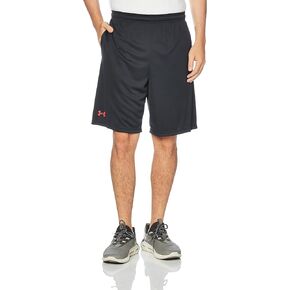 Under Armour Tech Wordmark Graphic Mens Sport Training Short Black/Chakra - S