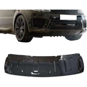 Glossy Black Front Bumper Plate Cover Compatible with Land Rover Range Rover Sport 2018-2022 L494 Sport 2018 Replace# LR109870 LR099367 Towing Eye Protector