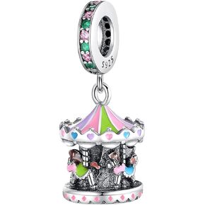 Life Series Charms for 925 Sterling Silver for Women's Bracelets & Necklaces Dangle Pendant for Christmas Day Valentine's Day Mother's Day Jewelry Gifts for Women