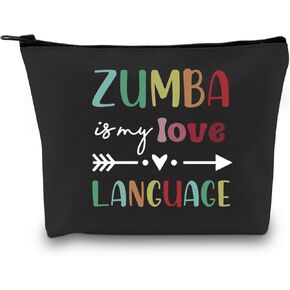 GJTIM Zumba Lover gift Zumba Teacher Appreciation Gift Zumba Instructor Coach Gift Makeup Bag