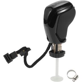 Automatic Gear Shift Knob for Skoda Octavia MK3 2013-2019 Plastic Faux Leather Automotive Gearbox Stick Shifter Lever Knob Black