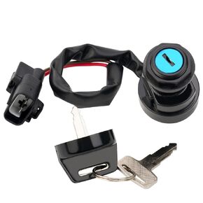 AHL Ignition Key Switch 0345-003 Compatible with Yamaha Big Bear 400 YFM400 YFM 400 2002-2004;Big Bear 400 YFM400F YFM 400F 2002-2006;Big Bear 400 YFM400FB YFM 400FB 2007-2008