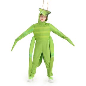 Praying Mantis Costume for Kids Party Halloween Insect Suit