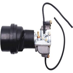 Carbman LT50 Carburetor with Air Filter Box For Suzuki LT 50 LT50 JR50 1984 1985 1986 1987 LT-A50 LT-A 50 2002 2003 2004 2005 ATV Quadrunner Carb