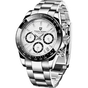 RollsTimi Pagani Design Men's Watch Multifunction Men's Sports Clock Quartz Chronograph Japan VK63 Movement Stainless Steel Strap Automatic Date