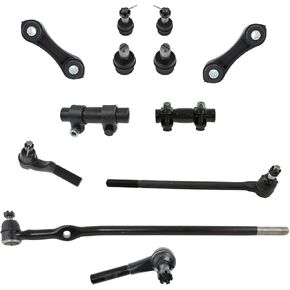 TRQ Front Steering & Suspension Kit Ball Joint Sway Bar Stabilizer Link Tie Rod Tie Rod Adjusting Sleeve Compatible with 1993-1997 Ford Ranger 1994-1997 Mazda B2300 1994-1996 B3000 B4000