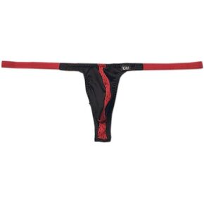 COMLIFE Men's Colorblocking Breathable Mesh Comfort Low Rise G-String Thongs Underwear