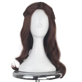 Yan Dream Synthetic Long Wavy Brown Hair Female Girl Princess Halloween Cosplay Costume Wig
