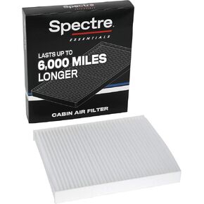 Spectre Essentials Cabin Air Filter by K&N: Premium, 50-Percent Longer Life: Fits Select 2010-2020 FORD/LINCOLN (Explorer, Flex, Taurus, Police Responder, Police Inspector, MKT, MKS), SPC-1011