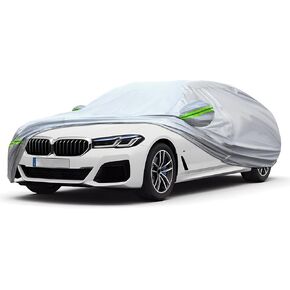 KEYOOG 6-layer Full Car Cover Is All-weather Waterproof, Universal In All Seasons, Snow Prevention, Rainproof, Acid Rainproof, Sunscreen, Ultraviolet-proof, Universally Applicable To Sedan (188"-198")