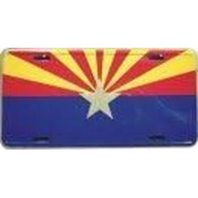 Dixie Arizona Starburst State Flag License Plate