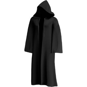 Halloween Tunic Hooded Robe Halloween Cosplay Costume Robe Fancy Cool Halloween Cloak Cape for Adult,Kid,Men,Women