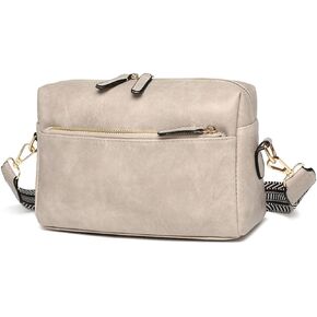 YDSIII Small Crossbody Bags for Women, Trendy Vegan Leather Cross Body Bags for Womens with Adjustable Wide Guitar Strap