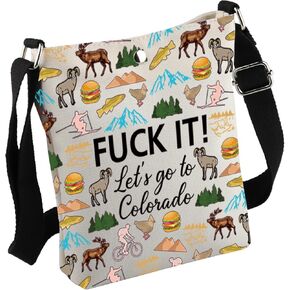 MNIGIU Colorado Crossbody Bag Colorado Lover Gift Colorado Travel Gift Colorado Welcome Bag For Her
