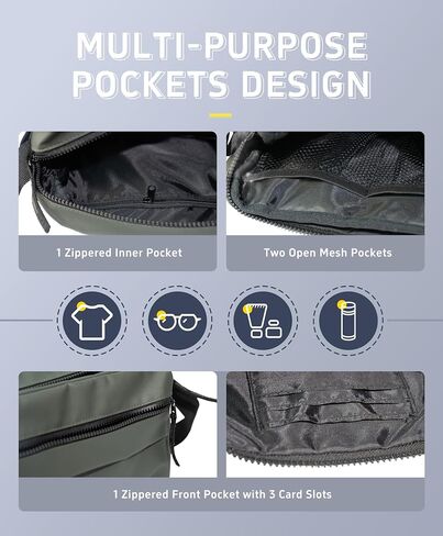 Crossbody Bag with Adjustable Strap, Crossbody Purse, Sporty Crossbody Bag in Saudi Arabia