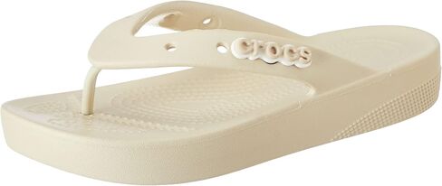 صندل نسائي من Crocs Baya Platform Flip، كحلي، 11 in Saudi Arabia