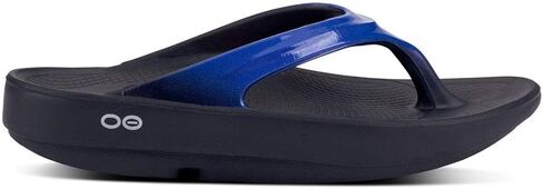 OOFOS OOlala Women's Thong Flip-Flip Sandals - Post Exercise Active Sport Lightweight Recovery Footwear - Reduces Stress on Feet, Joints & Back - Machine Washable (Classic Black, us_footwear_size_system, adult, women, numeric, medium, numeric_6) in Kuwait