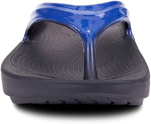 OOFOS OOlala Women's Thong Flip-Flip Sandals - Post Exercise Active Sport Lightweight Recovery Footwear - Reduces Stress on Feet, Joints & Back - Machine Washable (Classic Black, us_footwear_size_system, adult, women, numeric, medium, numeric_6) in Kuwait