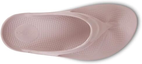 OOFOS OOlala Women's Thong Flip-Flip Sandals - Post Exercise Active Sport Lightweight Recovery Footwear - Reduces Stress on Feet, Joints & Back - Machine Washable (Classic Black, us_footwear_size_system, adult, women, numeric, medium, numeric_6) in Kuwait