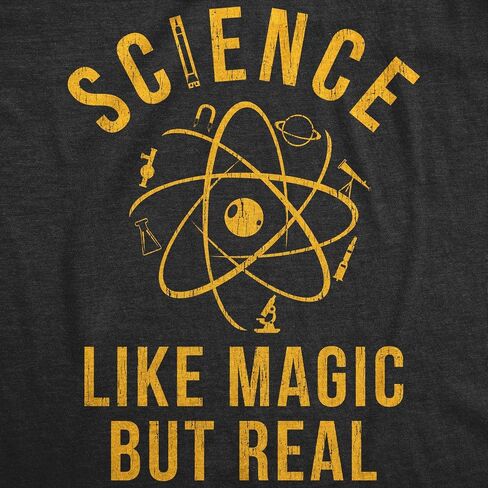 Mens Science Like Magic But Real Tshirt Funny Nerdy Teacher Tee in Kuwait