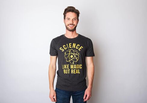 Mens Science Like Magic But Real Tshirt Funny Nerdy Teacher Tee in Kuwait