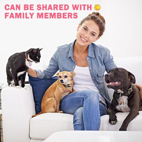 SCENEREAL Bells for Dog Collars - 2 Pack Pet Hanging Ring Bell Accessories for Dog & Cat, Pet Pendant Collar Charm with Heavy Duty Snap Clips, Sliver Bells for Tracking and Training Christmas Gift in Kuwait