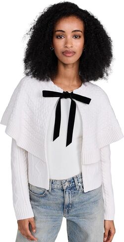 Sea Women's Caleb Cable Knit Tie Front Cardigan in Saudi Arabia