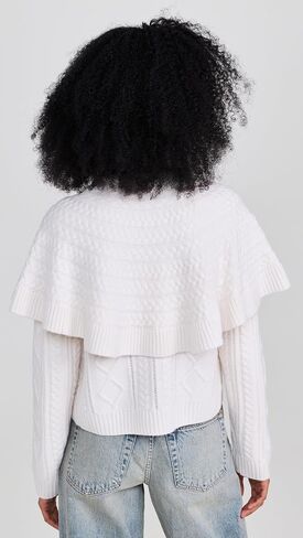 Sea Women's Caleb Cable Knit Tie Front Cardigan in Saudi Arabia