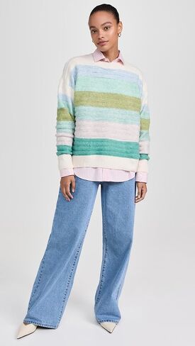 Women's Stripe Tonal Sweater in Kuwait