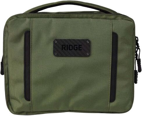 The Ridge Travel Toiletry Bag - Premium 900D Ballistic Nylon with Organizer Pockets -Matte Olive in Saudi Arabia