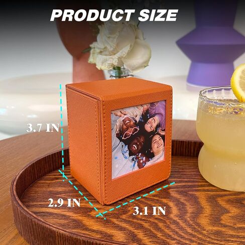 Picture Holder Case for Polaroid I-Type/NOW/OneStep/Fujifilm Instax Wide/Wide 400/300/210/200 Instant 600/I-Type Camera Films Photo Pouch Protection Case Can Hold 50+ Films (Only One) - Black in Saudi Arabia