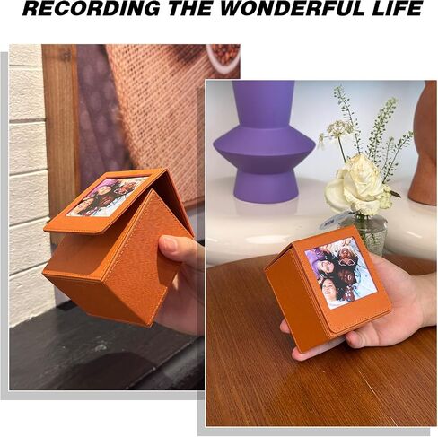 Picture Holder Case for Polaroid I-Type/NOW/OneStep/Fujifilm Instax Wide/Wide 400/300/210/200 Instant 600/I-Type Camera Films Photo Pouch Protection Case Can Hold 50+ Films (Only One) - Black in Saudi Arabia
