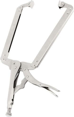 JOIKIT 6PCS 11 Inch C-Clamp Locking Pliers, Welding Pliers, C-Clamp with Swivel Pads, Vise Grip C-Clamp for Carpentry, Welding, Electrical Equipment in Saudi Arabia