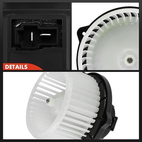 A-Premium HVAC Heater Blower Motor Assembly Compatible with Kia & Hyundai Vehicles - Genesis Coupe 2010-2013, Borrego 2009-2011, Rio/Rio5 2006-2011 - Front Side, Replace# 97114-4D050, 971144D050 in Saudi Arabia