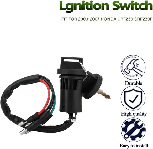 مفتاح Lgnition مناسب لسيارة Honda CRF230 CRF230F 2003-2007 بواسطة MOPASEN in Kuwait
