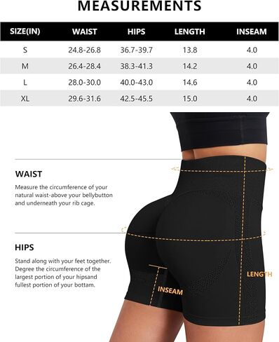 High Waist Biker Shorts for Women No Front Seam Soft Hidden Butt Scrunch Shorts, Yoga Workout Gym Bike Shorts in Saudi Arabia
