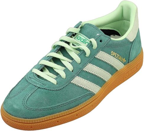 adidas Handball Spezial Womens Sneakers, Mineral Green/Off White/Gum, Size 6 in Saudi Arabia
