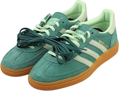 adidas Handball Spezial Womens Sneakers, Mineral Green/Off White/Gum, Size 6 in Saudi Arabia
