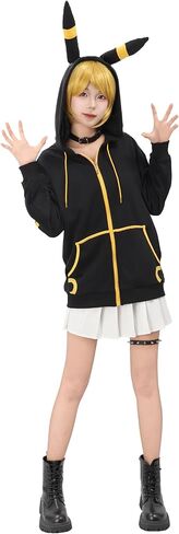 DAZCOS Anime Cosplay Hoodie Sweatshirt With Ears Tail Costume for Women in Saudi Arabia