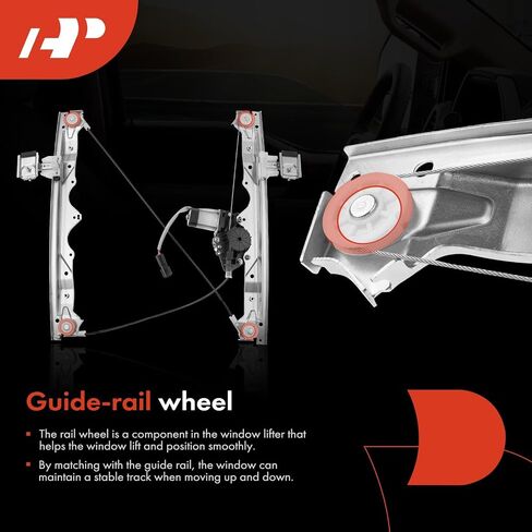 A-Premium Electric Power Window Regulator with Motor Compatible with Jeep Grand Cherokee 2005 Front Right Passenger Side in Saudi Arabia