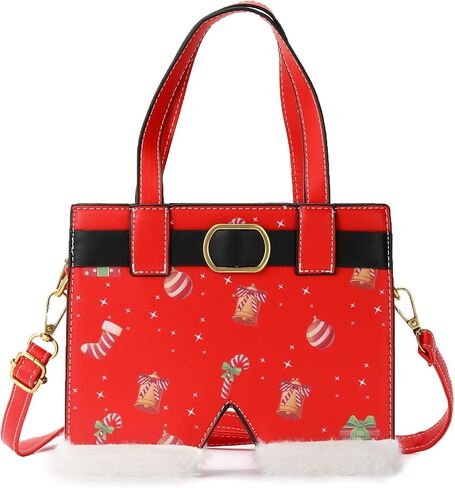 party greeting Santa Crossbody Purse for Women Christmas Santa Pants Shaped Ladies Xmas Shoulder Bag for Merry Christmas Gift in Kuwait