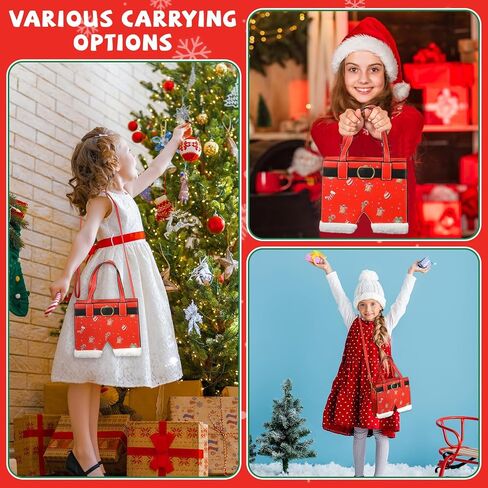 party greeting Santa Crossbody Purse for Women Christmas Santa Pants Shaped Ladies Xmas Shoulder Bag for Merry Christmas Gift in Kuwait