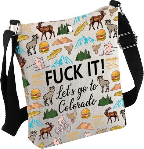 MNIGIU Colorado Crossbody Bag Colorado Lover Gift Colorado Travel Gift Colorado Welcome Bag For Her in Kuwait