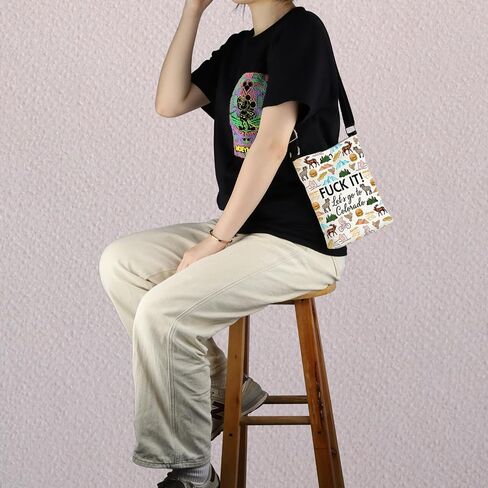 MNIGIU Colorado Crossbody Bag Colorado Lover Gift Colorado Travel Gift Colorado Welcome Bag For Her in Kuwait